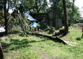 Powódź w Biszczy 09.07.2012r.