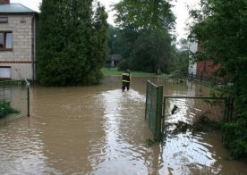 Powódź w Biszczy 09.07.2012r.