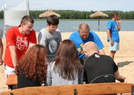 Puchar Wójta w siatkówce plażowej Biszcza - Żary 2012