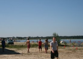 Turniej o Tytuł Mistrza Gminy Biszcza w Nożnej Piłce Plażowej. Zbiornik Wodny Biszcza-Żary 2012