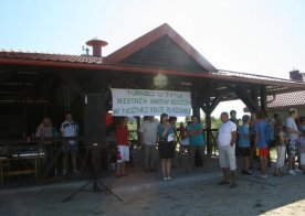 Turniej o Tytuł Mistrza Gminy Biszcza w Nożnej Piłce Plażowej. Zbiornik Wodny Biszcza-Żary 2012