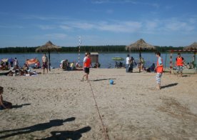 Turniej o Tytuł Mistrza Gminy Biszcza w Nożnej Piłce Plażowej. Zbiornik Wodny Biszcza-Żary 2012