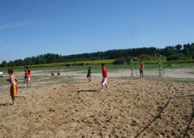 Turniej o Tytuł Mistrza Gminy Biszcza w Nożnej Piłce Plażowej. Zbiornik Wodny Biszcza-Żary 2012