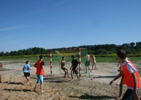 Turniej o Tytuł Mistrza Gminy Biszcza w Nożnej Piłce Plażowej. Zbiornik Wodny Biszcza-Żary 2012