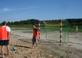 Turniej o Tytuł Mistrza Gminy Biszcza w Nożnej Piłce Plażowej. Zbiornik Wodny Biszcza-Żary 2012