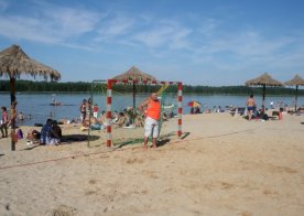 Turniej o Tytuł Mistrza Gminy Biszcza w Nożnej Piłce Plażowej. Zbiornik Wodny Biszcza-Żary 2012