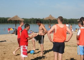 Turniej o Tytuł Mistrza Gminy Biszcza w Nożnej Piłce Plażowej. Zbiornik Wodny Biszcza-Żary 2012