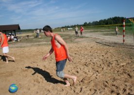 Turniej o Tytuł Mistrza Gminy Biszcza w Nożnej Piłce Plażowej. Zbiornik Wodny Biszcza-Żary 2012