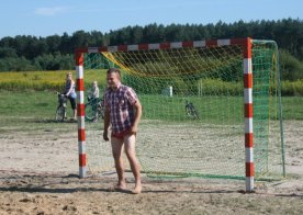 Turniej o Tytuł Mistrza Gminy Biszcza w Nożnej Piłce Plażowej. Zbiornik Wodny Biszcza-Żary 2012