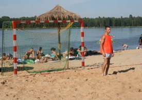 Turniej o Tytuł Mistrza Gminy Biszcza w Nożnej Piłce Plażowej. Zbiornik Wodny Biszcza-Żary 2012