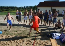 Turniej o Tytuł Mistrza Gminy Biszcza w Nożnej Piłce Plażowej. Zbiornik Wodny Biszcza-Żary 2012