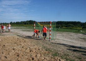 Turniej o Tytuł Mistrza Gminy Biszcza w Nożnej Piłce Plażowej. Zbiornik Wodny Biszcza-Żary 2012