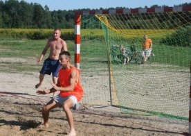 Turniej o Tytuł Mistrza Gminy Biszcza w Nożnej Piłce Plażowej. Zbiornik Wodny Biszcza-Żary 2012