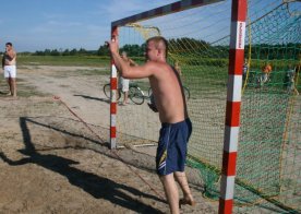 Turniej o Tytuł Mistrza Gminy Biszcza w Nożnej Piłce Plażowej. Zbiornik Wodny Biszcza-Żary 2012