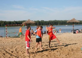 Turniej o Tytuł Mistrza Gminy Biszcza w Nożnej Piłce Plażowej. Zbiornik Wodny Biszcza-Żary 2012