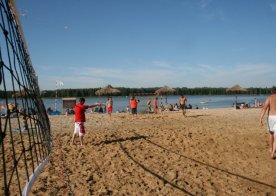 Turniej o Tytuł Mistrza Gminy Biszcza w Nożnej Piłce Plażowej. Zbiornik Wodny Biszcza-Żary 2012