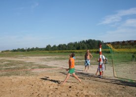 Turniej o Tytuł Mistrza Gminy Biszcza w Nożnej Piłce Plażowej. Zbiornik Wodny Biszcza-Żary 2012