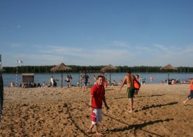 Turniej o Tytuł Mistrza Gminy Biszcza w Nożnej Piłce Plażowej. Zbiornik Wodny Biszcza-Żary 2012