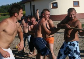 Turniej o Tytuł Mistrza Gminy Biszcza w Nożnej Piłce Plażowej. Zbiornik Wodny Biszcza-Żary 2012