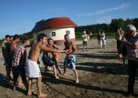 Turniej o Tytuł Mistrza Gminy Biszcza w Nożnej Piłce Plażowej. Zbiornik Wodny Biszcza-Żary 2012