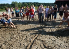 Turniej o Tytuł Mistrza Gminy Biszcza w Nożnej Piłce Plażowej. Zbiornik Wodny Biszcza-Żary 2012