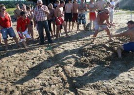 Turniej o Tytuł Mistrza Gminy Biszcza w Nożnej Piłce Plażowej. Zbiornik Wodny Biszcza-Żary 2012