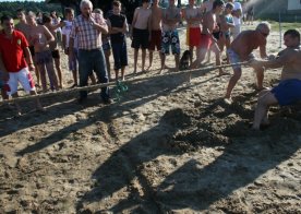 Turniej o Tytuł Mistrza Gminy Biszcza w Nożnej Piłce Plażowej. Zbiornik Wodny Biszcza-Żary 2012