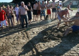 Turniej o Tytuł Mistrza Gminy Biszcza w Nożnej Piłce Plażowej. Zbiornik Wodny Biszcza-Żary 2012