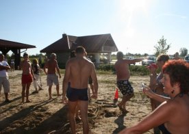 Turniej o Tytuł Mistrza Gminy Biszcza w Nożnej Piłce Plażowej. Zbiornik Wodny Biszcza-Żary 2012