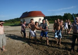 Turniej o Tytuł Mistrza Gminy Biszcza w Nożnej Piłce Plażowej. Zbiornik Wodny Biszcza-Żary 2012