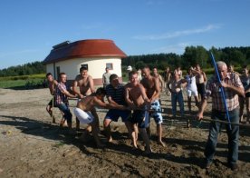 Turniej o Tytuł Mistrza Gminy Biszcza w Nożnej Piłce Plażowej. Zbiornik Wodny Biszcza-Żary 2012