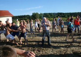 Turniej o Tytuł Mistrza Gminy Biszcza w Nożnej Piłce Plażowej. Zbiornik Wodny Biszcza-Żary 2012