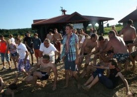 Turniej o Tytuł Mistrza Gminy Biszcza w Nożnej Piłce Plażowej. Zbiornik Wodny Biszcza-Żary 2012