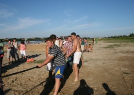 Turniej o Tytuł Mistrza Gminy Biszcza w Nożnej Piłce Plażowej. Zbiornik Wodny Biszcza-Żary 2012