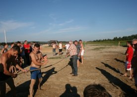 Turniej o Tytuł Mistrza Gminy Biszcza w Nożnej Piłce Plażowej. Zbiornik Wodny Biszcza-Żary 2012