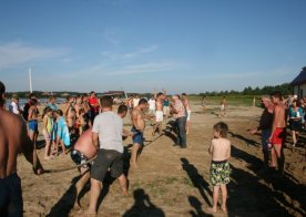 Turniej o Tytuł Mistrza Gminy Biszcza w Nożnej Piłce Plażowej. Zbiornik Wodny Biszcza-Żary 2012