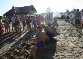 Turniej o Tytuł Mistrza Gminy Biszcza w Nożnej Piłce Plażowej. Zbiornik Wodny Biszcza-Żary 2012