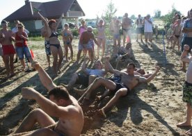 Turniej o Tytuł Mistrza Gminy Biszcza w Nożnej Piłce Plażowej. Zbiornik Wodny Biszcza-Żary 2012