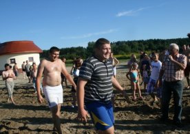 Turniej o Tytuł Mistrza Gminy Biszcza w Nożnej Piłce Plażowej. Zbiornik Wodny Biszcza-Żary 2012