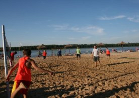 Turniej o Tytuł Mistrza Gminy Biszcza w Nożnej Piłce Plażowej. Zbiornik Wodny Biszcza-Żary 2012