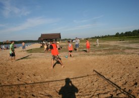 Turniej o Tytuł Mistrza Gminy Biszcza w Nożnej Piłce Plażowej. Zbiornik Wodny Biszcza-Żary 2012