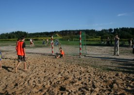 Turniej o Tytuł Mistrza Gminy Biszcza w Nożnej Piłce Plażowej. Zbiornik Wodny Biszcza-Żary 2012