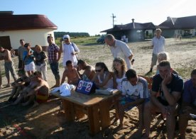 Turniej o Tytuł Mistrza Gminy Biszcza w Nożnej Piłce Plażowej. Zbiornik Wodny Biszcza-Żary 2012