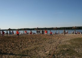 Turniej o Tytuł Mistrza Gminy Biszcza w Nożnej Piłce Plażowej. Zbiornik Wodny Biszcza-Żary 2012