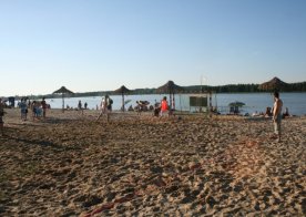 Turniej o Tytuł Mistrza Gminy Biszcza w Nożnej Piłce Plażowej. Zbiornik Wodny Biszcza-Żary 2012