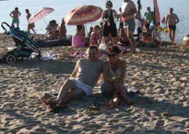 Turniej o Tytuł Mistrza Gminy Biszcza w Nożnej Piłce Plażowej. Zbiornik Wodny Biszcza-Żary 2012