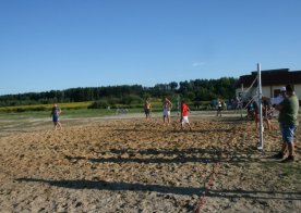 Turniej o Tytuł Mistrza Gminy Biszcza w Nożnej Piłce Plażowej. Zbiornik Wodny Biszcza-Żary 2012