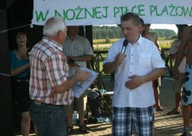 Turniej o Tytuł Mistrza Gminy Biszcza w Nożnej Piłce Plażowej. Zbiornik Wodny Biszcza-Żary 2012