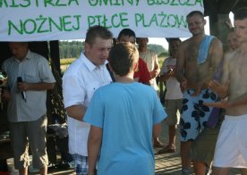 Turniej o Tytuł Mistrza Gminy Biszcza w Nożnej Piłce Plażowej. Zbiornik Wodny Biszcza-Żary 2012