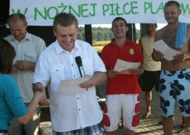 Turniej o Tytuł Mistrza Gminy Biszcza w Nożnej Piłce Plażowej. Zbiornik Wodny Biszcza-Żary 2012